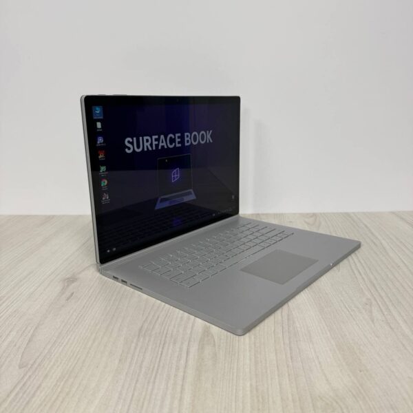 Ігровий ультрабук-трансформер Б-клас Microsoft Surface Book 2 / 15.0" (3240x2160) IPS Touch / Intel Core i7-8650U (4 (8) ядра по 1.9 - 4.2 GHz) / 16 GB DDR3 / 256 GB SSD NVMe / nVidia GeForce GTX 1060, 6 GB GDDR5, 192-bit / WebCam - Зображення 4