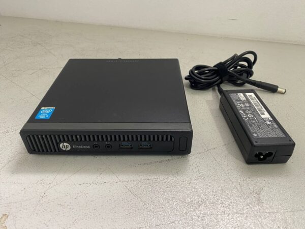 Неттоп HP EliteDesk 800 G1 USFF / Intel Core i5-4590T (4 ядра по 2.0 - 3.0 GHz) / 8 GB DDR3 / 128 GB SSD / Intel HD Graphics 4600 / Wi-Fi / Блок живлення - Зображення 2