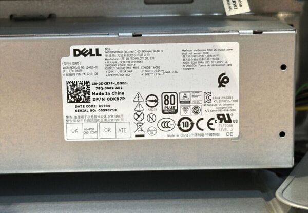 Ігровий ПК Dell OptiPlex 7050 Tower / Intel Core i7-7700 (4 (8) ядра по 3.6 - 4.2 GHz) / 16 GB DDR4 / 500 GB SSD / AMD Radeon R7 450, 4 GB GDDR5, 128-bit / 240W / DVD-ROM / DisplayPort - Зображення 12