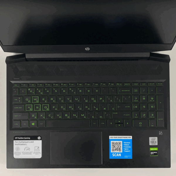 Ігровий ноутбук Б-клас HP Pavilion Gaming 16-a0032dx / 16" (1920x1080) IPS / Intel Core i5-10300H (4 (8) ядра по 2.5 - 4.5 GHz) / 16 GB DDR4 / 512 GB SSD / nVidia GeForce GTX 1660 Ti Max-Q, 6 GB GDDR6, 192-bit / WebCam / HDMI - Зображення 3