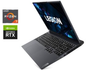 Ігровий ноутбук Lenovo Legion 5 Pro 16ACH6H / 16" (2560x1600) IPS / AMD Ryzen 7 5800H (8 (16) ядер по 3.2 - 4.4 GHz) / 16 GB DDR4 / 1000 GB SSD NVMe / nVidia GeForce RTX 3070, 8 GB GDDR6, 256-bit / WebCam