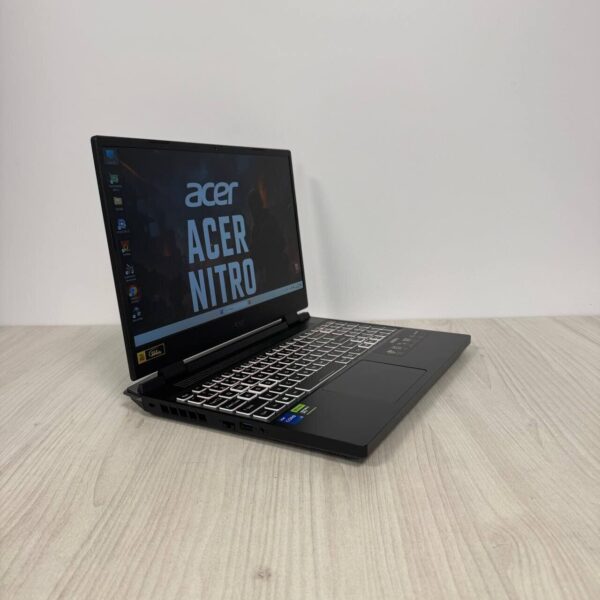 Ігровий ноутбук Acer Nitro 5 AN515-58 / 15.6" (1920x1080) IPS / Intel Core i5-12500H (12 (16) ядер по 3.3 - 4.5 GHz) / 16 GB DDR5 / 512 GB SSD NVMe / nVidia GeForce RTX 4050, 6 GB GDDR6, 96-bit / WebCam - Зображення 4