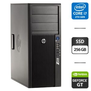 Робоча станція HP Z210 Workstation Tower / Intel Core i7-2600K (4 (8) ядра по 3.4 - 3.8 GHz) / 16 GB DDR3 / 256 GB SSD / nVidia GeForce GT 730, 2 GB GDDR3, 64-bit
