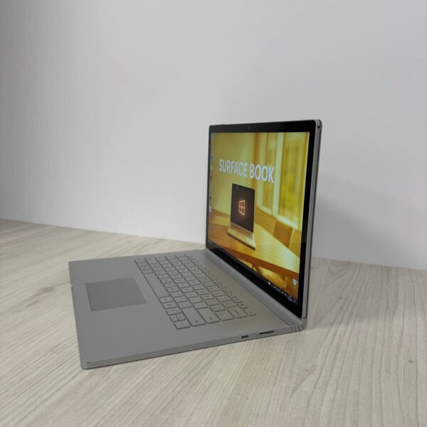 Ігровий ультрабук-трансформер Б-клас Microsoft Surface Book 2 / 15" (3240x2160) IPS Touch / Intel Core i7-8650U (4 (8) ядра по 1.9 - 4.2 GHz) / 16 GB DDR4 / 256 GB SSD NVMe / nVidia GeForce GTX 1060, 6 GB GDDR5, 192-bit / WebCam - Зображення 5