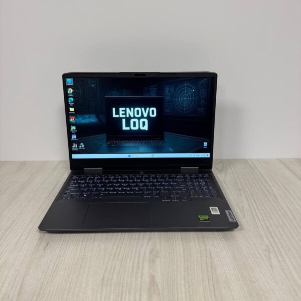 Ігровий ноутбук Б-клас Lenovo LOQ 15APH8 / 15.6" (1920x1080) IPS / AMD Ryzen 7 7840HS (8 (16) ядер по 3.8 - 5.1 GHz) / 16 GB DDR5 / 512 GB SSD NVMe / nVidia GeForce RTX 4060, 8 GB GDDR6, 128-bit / WebCam - Зображення 2