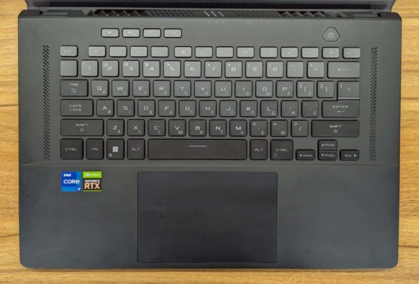 Ігровий ноутбук Б-класс Asus ROG Zephyrus GU603Z / 16" (1920x1200) IPS / Intel Core i7-12700H (14 (20) ядер по 3.5 - 4.7 GHz) / 16 GB DDR5 / 512 GB SSD / nVidia GeForce RTX 3060, 6 GB GDDR6, 192-bit / WebCam / Windows 11 - Зображення 3
