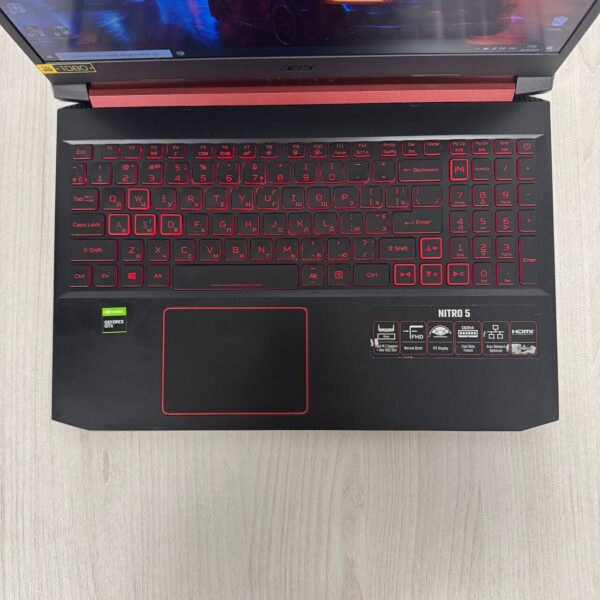 Ігровий ноутбук Б-клас Acer Nitro 5 AN515-43 / 15.6" (1920x1080) IPS / AMD Ryzen 5 3550H (4 (8) ядра по 2.1 - 3.7 GHz) / 16 GB DDR4 / 256 GB SSD NVMe + 1000 GB HDD / nVidia GeForce GTX 1650, 4 GB GDDR6, 128-bit / WebCam - Зображення 7