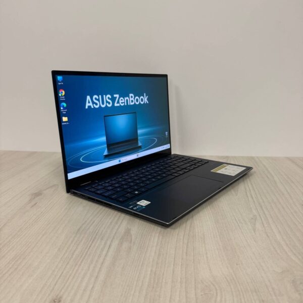Ультрабук-трансформер Б-клас Asus Zenbook Pro 15 Flip Q529ZA / 15.6" (2880x1620) OLED / Intel Core i7-12700H (14 (20) ядер по 3.5 - 4.7 GHz) / 16 GB DDR5 / 512 GB SSD NVMe / Intel Iris Xe Graphics / WebCam - Зображення 4