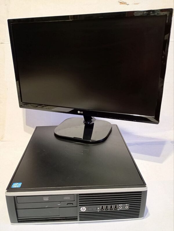 Комплект ПК: HP Compaq Pro 6300 SFF / Intel Core i5-3570 (4 ядра по 3.4 - 3.8 GHz) / 8 GB DDR3 / 240 GB SSD / Intel HD Graphics 2500 / DVD-RW + Монітор LG 23MP48HQ-P / 23" (1920x1080) IPS / 1x HDMI, 1x VGA, 1x Audio - Зображення 2