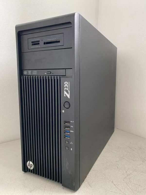 Робоча станція HP Workstation Z230 Tower / Intel Core i7-4770K (4 (8) ядра по 3.5 - 3.9 GHz) / 16 GB DDR3 / 256 GB SSD / nVidia Quadro K2000, 2 GB GDDR5, 128-bit / DVD-ROM - Зображення 2