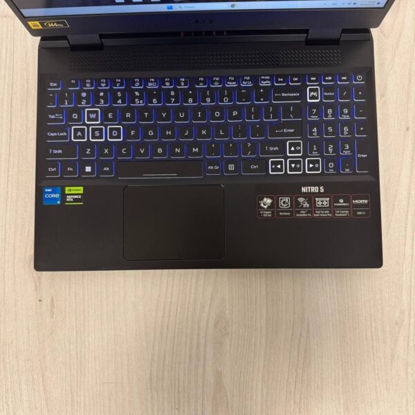Ігровий ноутбук Acer Nitro 5 AN515-58 / 15.6" (1920x1080) IPS / Intel Core i5-12500H (12 (16) ядер по 3.3 - 4.5 GHz) / 16 GB DDR5 / 512 GB SSD NVMe / nVidia GeForce RTX 4050, 6 GB GDDR6, 96-bit / WebCam - Зображення 7