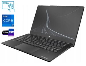 Ультрабук Gateway GWTC71427-BK / 14.1" (1920x1080) IPS Touch / Intel Core i7-1255U (10 (12) ядер по 2.8 - 4.7 GHz) / 8 GB DDR4 / 512 GB SSD M.2 / Intel UHD Graphics / WebCam