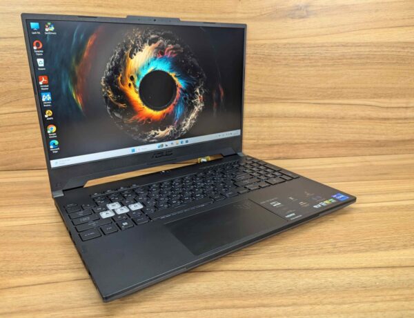 Ігровий ноутбук Asus TUF Dash F15 FX512ZR / 15.6" (1920x1080) IPS / Intel Core i7-12650H (10 (16) ядер по 3.5 - 4.7 GHz) / 16 GB DDR4 / 512 GB SSD / nVidia GeForce RTX 3070, 8 GB GDDR6, 256-bit / WebCam / Windows 11 - Зображення 3