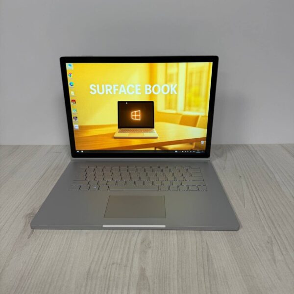 Ігровий ультрабук-трансформер Б-клас Microsoft Surface Book 2 / 15" (3240x2160) IPS Touch / Intel Core i7-8650U (4 (8) ядра по 1.9 - 4.2 GHz) / 16 GB DDR4 / 256 GB SSD NVMe / nVidia GeForce GTX 1060, 6 GB GDDR5, 192-bit / WebCam - Зображення 2