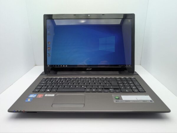 Ноутбук Acer Aspire 7750G / 17.3" (1600x900) TN / Intel Core i5-2450M (2 (4) ядра по 2.5 - 3.1 GHz) / 8 GB DDR3 / 120 GB SSD + 500 GB HDD / AMD Radeon HD 7670M, 1 GB GDDR3, 128-bit / WebCam / DVD-ROM - Зображення 2