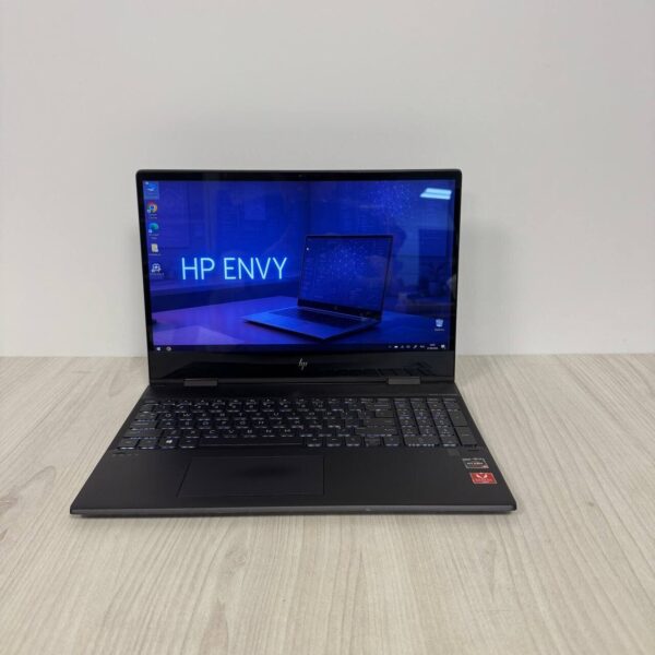 Ультрабук-трансформер Б-клас HP Envy x360 15m-ds0011dx / 15.6" (1920x1080) IPS Touch / AMD Ryzen 5 3500U (4 (8) ядра по 2.1 - 3.7 GHz) / 16 GB DDR4 / 256 GB SSD NVMe / AMD Radeon Vega 8 Graphics / WebCam - Зображення 2