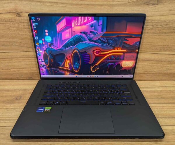 Ігровий ноутбук Б-клас Asus ROG Zephyrus M16 GU603ZW / 16" (1920x1200) IPS / Intel Core i9-12900H (14 (20) ядер по 3.8 - 5.0 GHz) / 16 GB DDR5 / 512 GB SSD / nVidia GeForce RTX 3070 Ti, 8 GB GDDR6X, 256-bit / WebCam / Windows 11