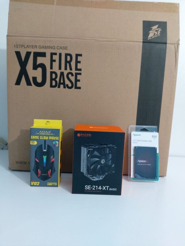 Комп'ютер 1stPlayer X5 Fire Base Tower / Intel Core i7-4790 (4 (8) ядра по 3.6 - 4.0 GHz) / 32 GB DDR3 / 120 GB SSD + 512 GB SSD + 500 GB HDD / AMD Radeon R9 390, 8 GB GDDR5, 512-bit / 630W - Зображення 7