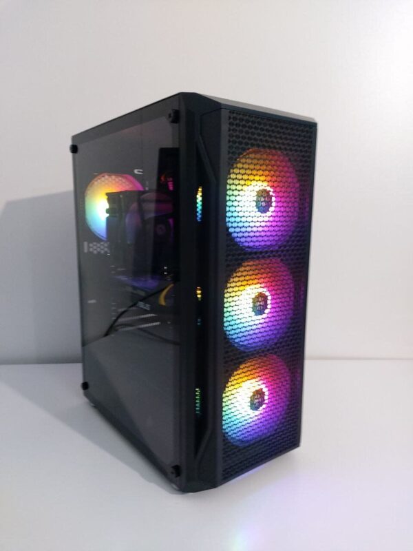 Ігровий ПК 1stPlayer X5 Fire Base Tower / Intel Core i5-7600K (4 ядра по 3.8 - 4.2 GHz) / 16 GB DDR4 / 128 GB SSD M.2 + 512 GB SSD / AMD Radeon RX 580, 8 GB GDDR5, 256-bit / 500W - Зображення 2