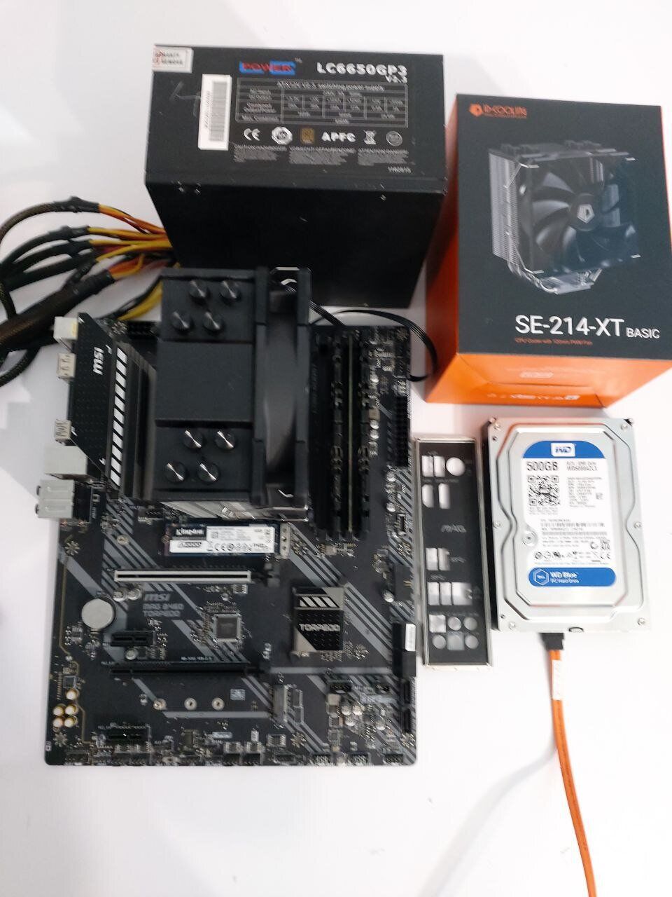 Ігровий ПК 1stPlayer Mi7-A Tower / Intel Core i5-10400 (6 (12) ядер по 2.9 - 4.30 GHz) / 24 GB DDR4 / 512 GB SSD M.2 + 500 GB HDD / nVidia GeForce RTX 3060 Ti, 8 GB GDDR6, 256-bit / 650W - Зображення 7