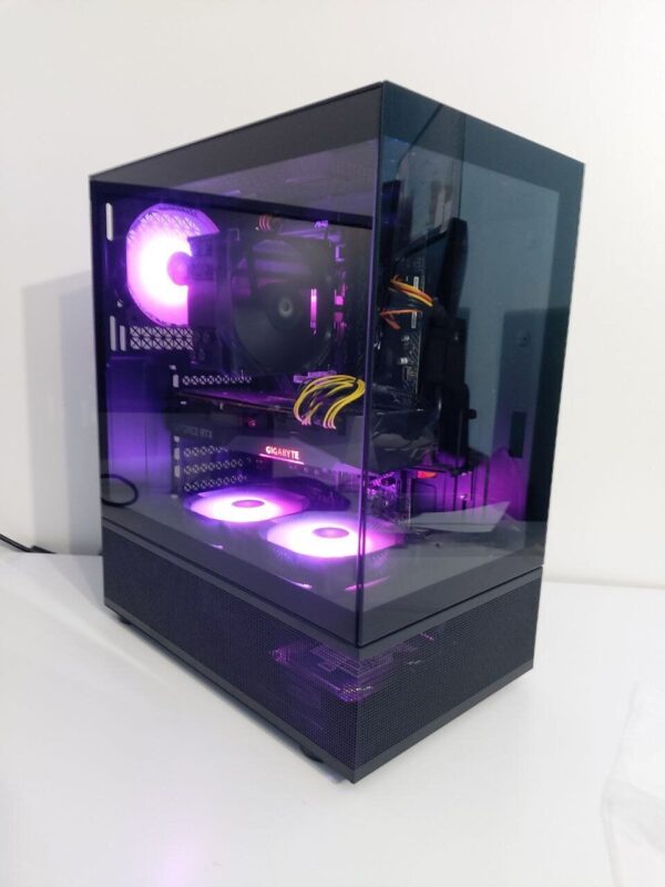 Ігровий ПК 1stPlayer Mi7-A Tower / Intel Core i5-10400 (6 (12) ядер по 2.9 - 4.30 GHz) / 24 GB DDR4 / 512 GB SSD M.2 + 500 GB HDD / nVidia GeForce RTX 3060 Ti, 8 GB GDDR6, 256-bit / 650W - Зображення 2