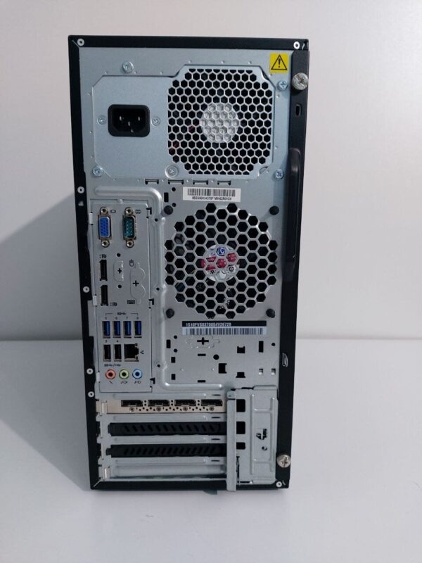 Комплект: Lenovo ThinkCentre M800 Tower / Intel Core i5-6400 (4 ядра по 2.7 - 3.3 GHz) / 16 GB DDR4 / 512 GB SSD + 500 GB HDD / nVidia Quadro P2000, 5 GB GDDR5, 160-bit / DVD-ROM + Монітор LG 24MB37PM-B / 24" (1920x1080) IPS - Зображення 4