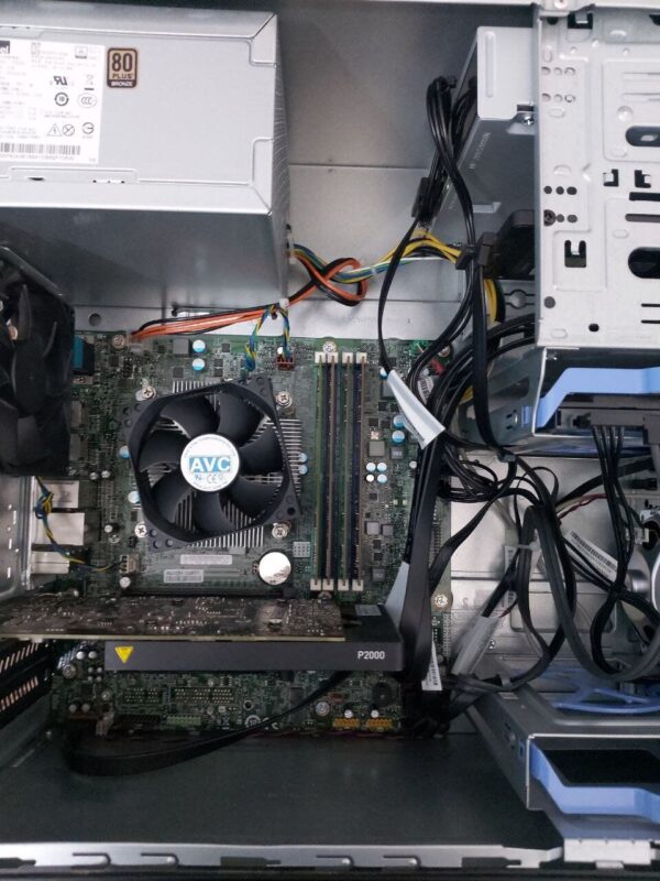 Комплект: Lenovo ThinkCentre M800 Tower / Intel Core i5-6400 (4 ядра по 2.7 - 3.3 GHz) / 16 GB DDR4 / 512 GB SSD + 500 GB HDD / nVidia Quadro P2000, 5 GB GDDR5, 160-bit / DVD-ROM + Монітор LG 24MB37PM-B / 24" (1920x1080) IPS - Зображення 3