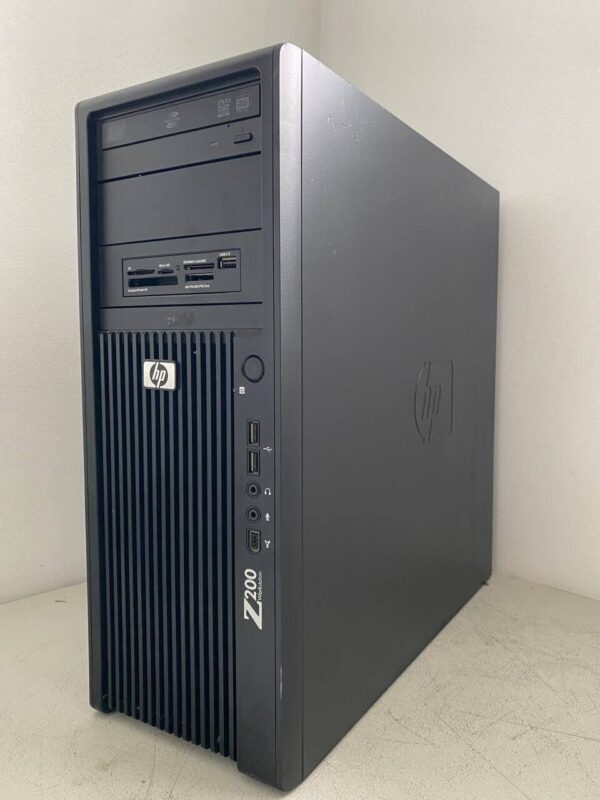 Комп'ютер HP Z200 Workstation Tower / Intel Core i7-860 (4 (8) ядра по 2.8 - 3.46 GHz) / 16 GB DDR3 / 128 GB SSD + 250 GB HDD / nVidia Quadro 2000, 1 GB GDDR5, 128-bit / DVD-ROM - Зображення 2