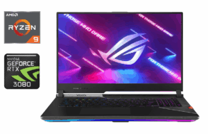 Ігровий ноутбук Asus ROG Strix G733Q / 17.3" (1920x1080) IPS / AMD Ryzen 9 5900HX (8 (16) ядер по 3.3 - 4.6 GHz) / 32 GB DDR4 / 1000 GB SSD / nVidia GeForce RTX 3080, 16 GB GDDR6, 256-bit / Windows 11