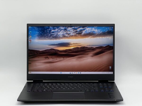 Ігровий ноутбук Б-клас HP Omen 17-ck0372nr / 17.3" (1920x1080) IPS / Intel Core i7-11800H (8 (16) ядер по 2.3 - 4.6 GHz) / 32 GB DDR4 / 960 GB SSD / nVidia GeForce RTX 3060, 6 GB GDDR6, 192-bit / WebCam - Зображення 2