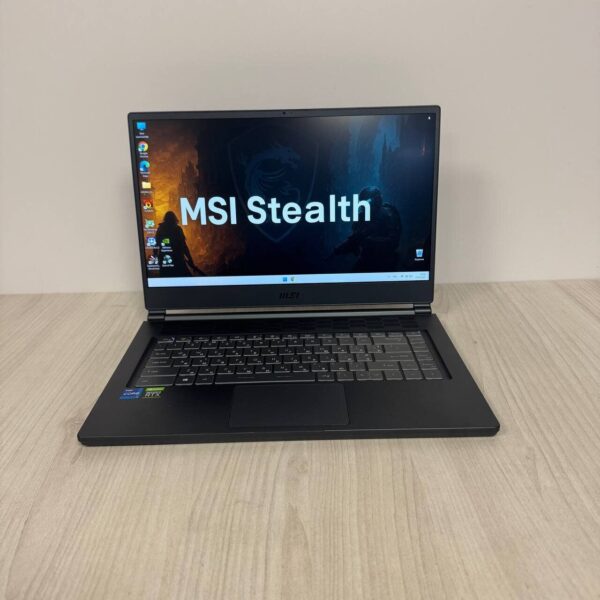 Ігровий ноутбук MSI Stealth 15M A11UEKV / 15.6" (1920x1080) IPS / Intel Core i7-11375H (4 (8) ядра по 3.0 - 5.0 GHz) / 16 GB DDR4 / 512 GB SSD / nVidia GeForce RTX 3060, 6 GB GDDR6, 192-bit / WebCam - Зображення 2