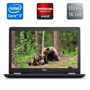 Ноутбук Dell Latitude E5570 / 15.6" (1366x768) TN / Intel Core i7-6820HQ (4 (8) ядра по 2.7 - 3.6 GHz) / 16 GB DDR4 / 512 GB SSD / AMD Radeon R7 M370, 2 GB GDDR5, 128-bit / HDMI / VGA / Windows 10