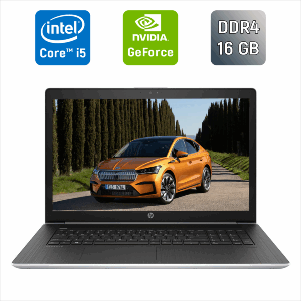 Ноутбук HP ProBook 470 G5 / 17.3" (1600x900) TN / Intel Core i5-8250U (4 (8) ядра по 1.6 - 3.4 GHz) / 16 GB DDR4 / 512 GB SSD / nVidia GeForce 930MX, 2 GB DDR3, 64-bit / WebCam / TouchID