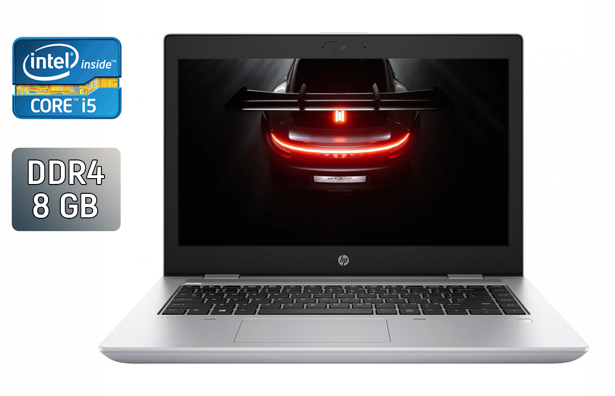 Ноутбук HP ProBook 640 G5 / 14" (1366x768) TN / Intel Core i5-8265U (4 (8) ядра по 1.6 - 3.9 GHz) / 8 GB DDR4 / 250 GB SSD / Intel UHD Graphics 620 / WebCam / Windows 10