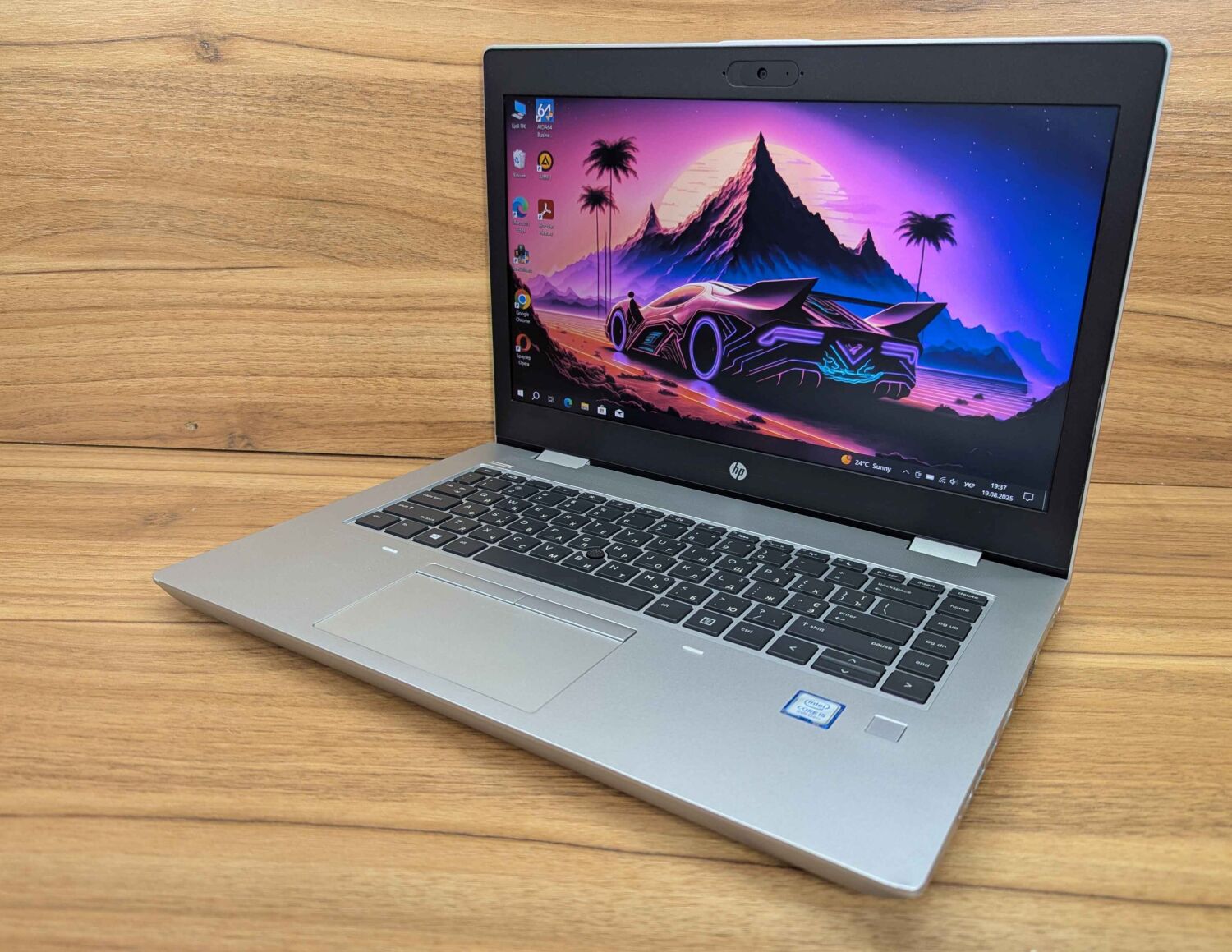 Ноутбук HP ProBook 640 G5 / 14" (1920x1080) IPS / Intel Core i5-8265U (4 (8) ядра по 1.6 - 3.9 GHz) / 8 GB DDR4 / 256 GB SSD / Intel UHD Graphics 620 / WebCam / TouchID / Windows 10 - Зображення 5