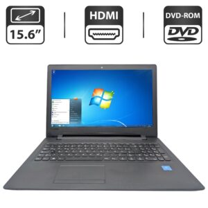 Ноутбук Lenovo IdeaPad 110-15IBR / 15.6" (1366x768) TN / Intel Pentium N3710 (4 ядра по 1.6 - 2.56 GHz) / 4 GB DDR3 / 500 GB HDD / Intel HD Graphics 405 / WebCam / DVD-ROM