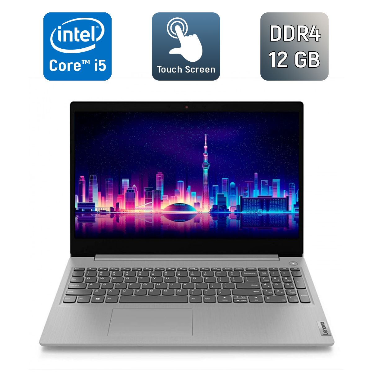 Ноутбук Lenovo IdeaPad 315IIL05 / 15.6" (1366x768) TN Touch / Intel Core i5-1035G1 (4 (8) ядра по 1.0 - 3.6 GHz) / 12 GB DDR4 / 512 GB SSD / Intel UHD Graphics / WebCam / Windows 10