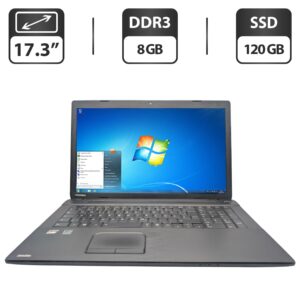 Ноутбук Toshiba Satellite C70D-A / 17.3" (1600x900) TN / AMD E1-2100 (2 ядра по 1.0 GHz) / 8 GB DDR3 / 120 GB SSD / AMD Radeon HD 8210 Graphics / Web-cam