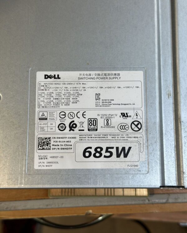 Системний блок Dell Precision 5810 Tower / Intel Xeon E5-1630 v4 (4 (8) ядра по 3.7 - 4.0 GHz) / 32 GB DDR4 ECC / no HDD / no video / 685W / DVD-RW - Зображення 12