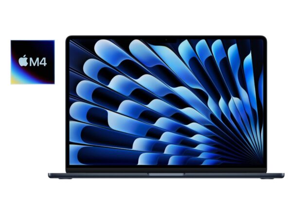 Ультрабук Apple MacBook Air 15 M4 A3241 2025 / 15.3" (2880x1864) IPS / Apple M4 (10 ядер по 2.9 - 4.46 GHz) / 16 GB DDR5 / 256 GB SSD / Apple M4 Graphics / WebCam / MacOS