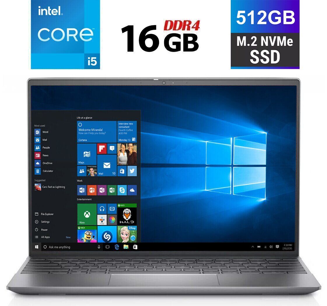 Ультрабук Б-клас Dell Inspiron 13 5310 / 13.3" (1920x1200) IPS / Intel Core i5-11320H (4 (8) ядра по 3.2 - 4.5 GHz) / 16 GB DDR4 / 512 GB SSD M.2 / Intel Iris Xe Graphics / WebCam
