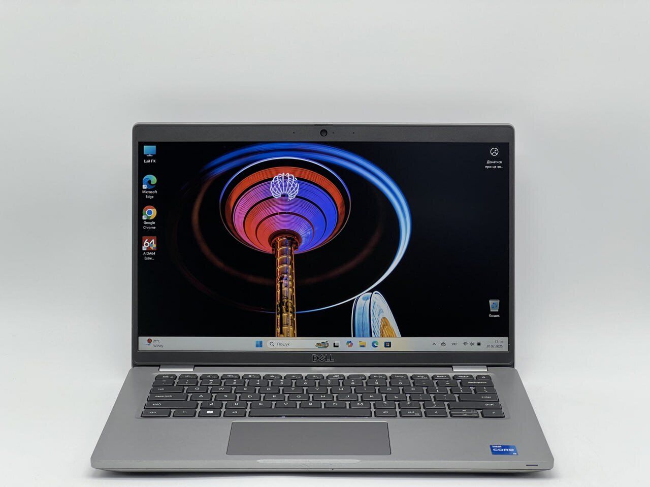Ультрабук Б-клас Dell Latitude 5430 / 14" (1920x1080) IPS / Intel Core i5-1235U (10 (12) ядер по 1.3 - 4.4 GHz) / 16 GB DDR4 / 240 GB SSD / Intel Iris Xe Graphics / WebCam - Зображення 2