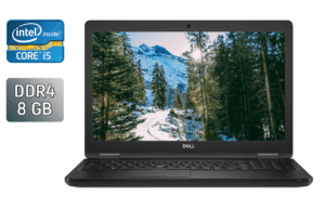 Ультрабук Б-клас Dell Latitude 5590 / 15.6" (1920x1080) IPS / Intel Core i5-7300U (2 (4) ядра по 2.6 - 3.5 GHz) / 8 GB DDR4 / 256 GB SSD / Intel HD Graphics 620 / WebCam / Windows 10