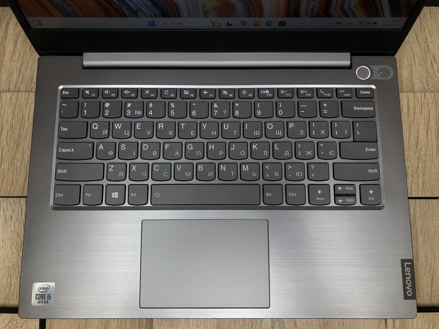 Ультрабук Б-клас Lenovo ThinkBook 14-IML / 14" (1920x1080) IPS / Intel Core i5-10210U (4 (8) ядра по 1.6 - 4.2 GHz) / 8 GB DDR4 / 256 GB SSD M.2 / Intel UHD Graphics / WebCam / Fingerprint / HDMI - Зображення 4