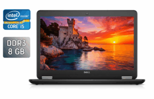 Ультрабук Dell Latitude E7450 / 14" (1366x768) TN / Intel Core i5-5300U (2 (4) ядра по 2.3 - 2.9 GHz) / 8 GB DDR3 / 256 GB SSD / Intel HD Graphics 5500 / WebCam / Windows 10