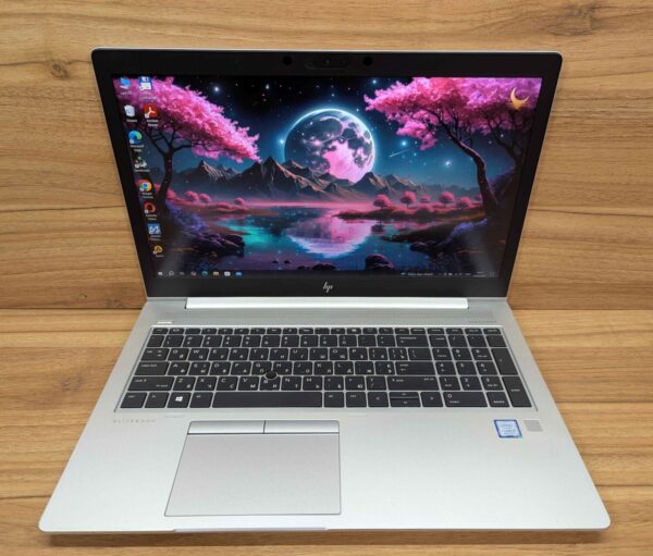 Ультрабук HP EliteBook 850 G5 / 15.6" (1920x1080) IPS / Intel Core i5-8250U (4 (8) ядра по 1.6 - 3.4 GHz) / 16 GB DDR4 / 512 GB SSD / Intel UHD Graphics 620 / WebCam / TouchID / Windows 10 - Зображення 2