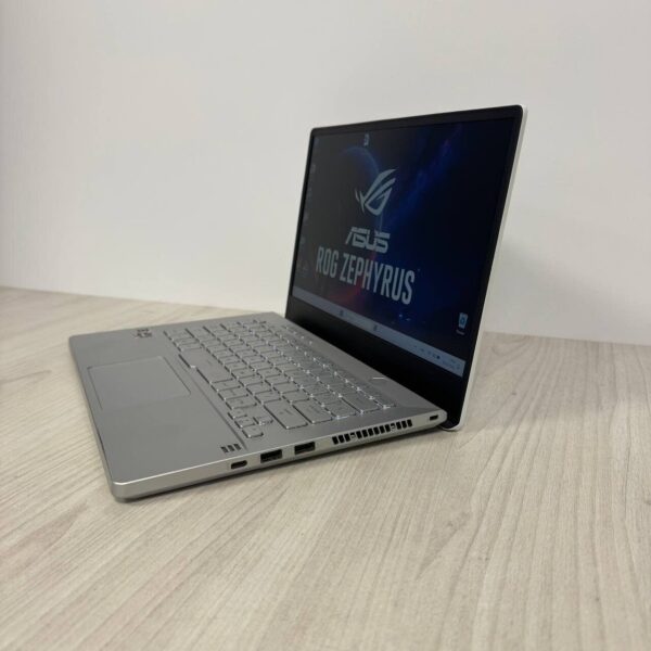 Ігровий ультрабук Б-клас Asus ROG Zephyrus G14 GA401IV / 14" (1920x1080) IPS / AMD Ryzen 9 4900HS (8 (16) ядер по 3.0 - 4.3 GHz) / 16 GB DDR4 / 512 GB SSD NVMe / nVidia GeForce RTX 2060 Max-Q, 6 GB GDDR6, 192-bit - Зображення 5
