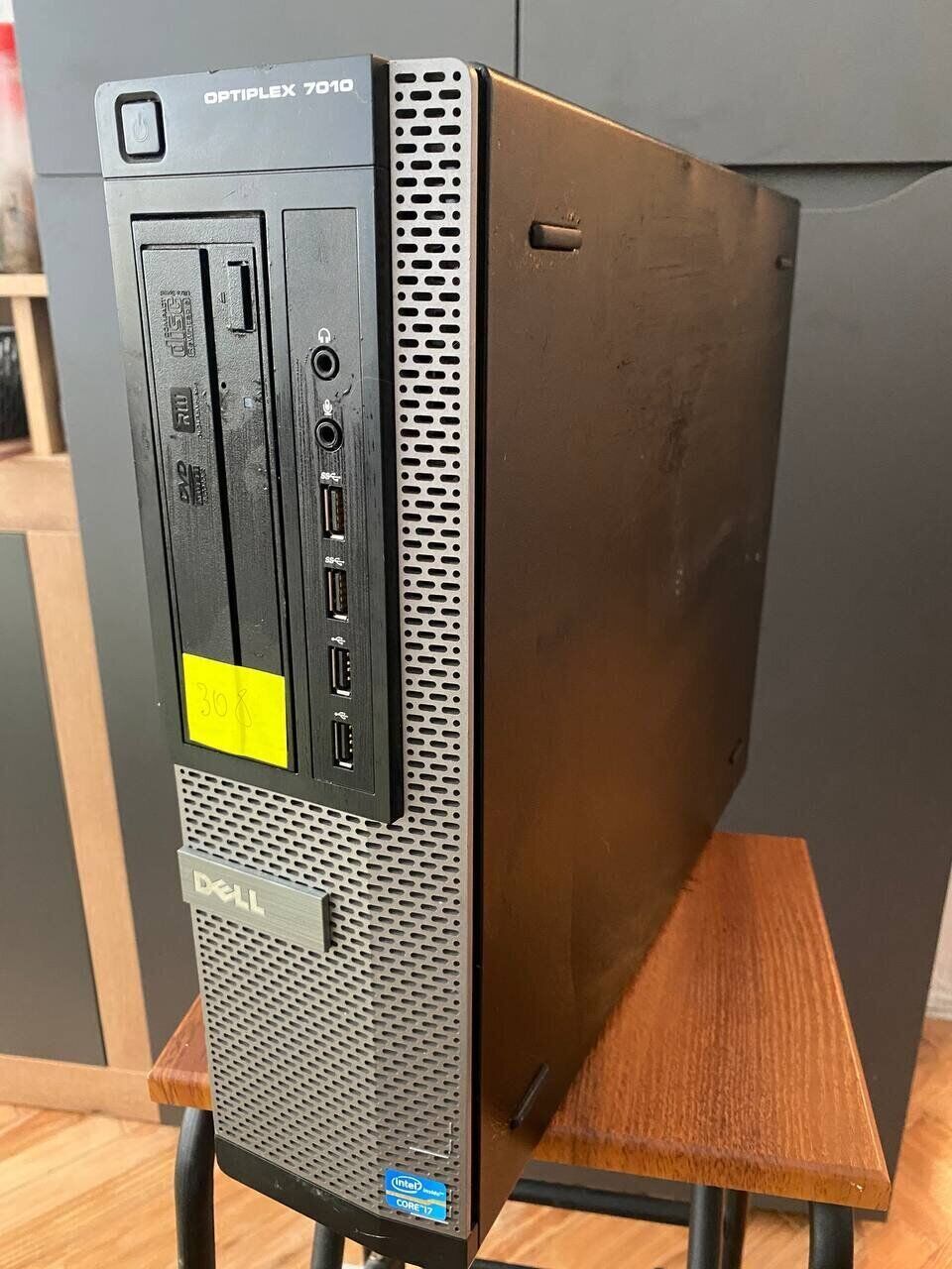 Комп'ютер Dell OptiPlex 7010 SFF / Intel Core i7-3770 (4 (8) ядра по 3.4 - 3.9 GHz) / 8 GB DDR3 / 120 GB SSD / Intel HD Graphics 4000 / DVD-ROM - Зображення 3