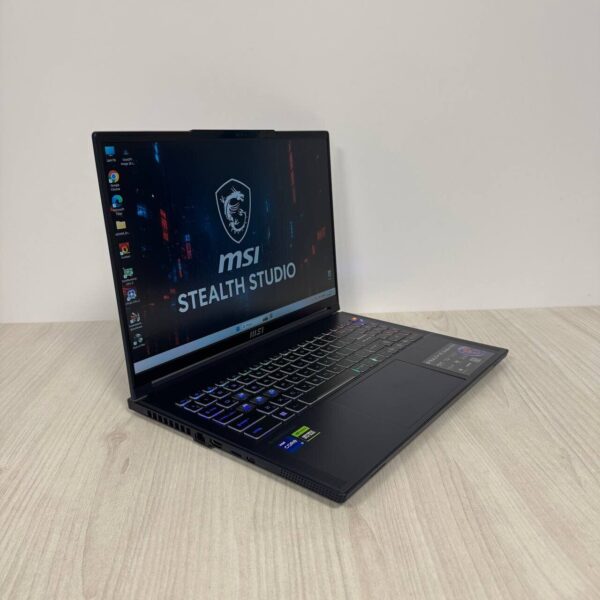 Ігровий ноутбук MSI Stealth 16 Studio A13VG / 16" (1920x1200) IPS / Intel Core i7-13620H (10 (16) ядер по 3.6 - 4.9 GHz) / 16 GB DDR5 / 512 GB SSD NVMe / nVidia GeForce RTX 4070, 8 GB GDDR6, 128-bit / WebCam - Зображення 4