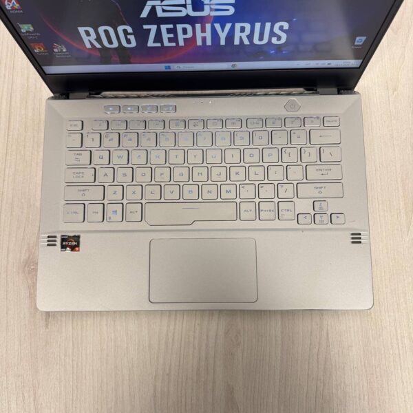 Ігровий ультрабук Б-клас Asus ROG Zephyrus G14 GA401IV / 14" (1920x1080) IPS / AMD Ryzen 9 4900HS (8 (16) ядер по 3.0 - 4.3 GHz) / 16 GB DDR4 / 512 GB SSD NVMe / nVidia GeForce RTX 2060 Max-Q, 6 GB GDDR6, 192-bit - Зображення 7